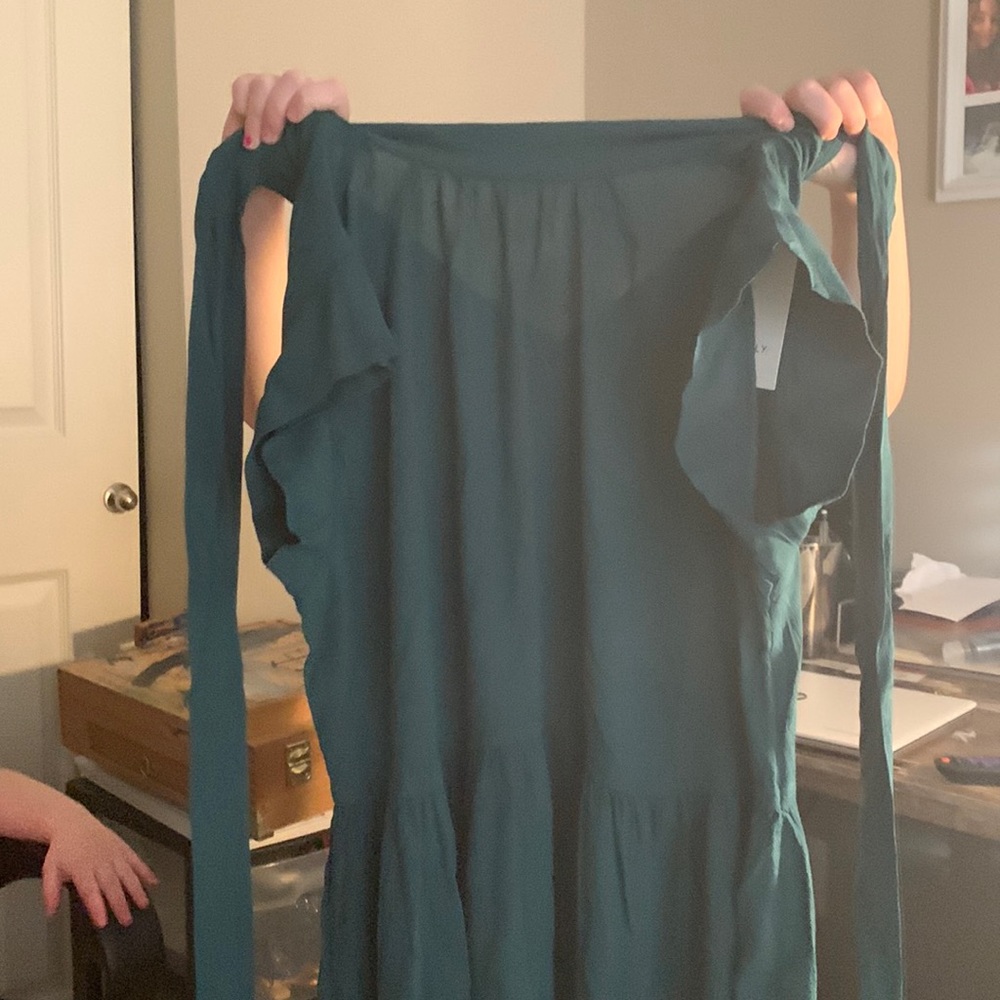 Dark Green Classy Dress